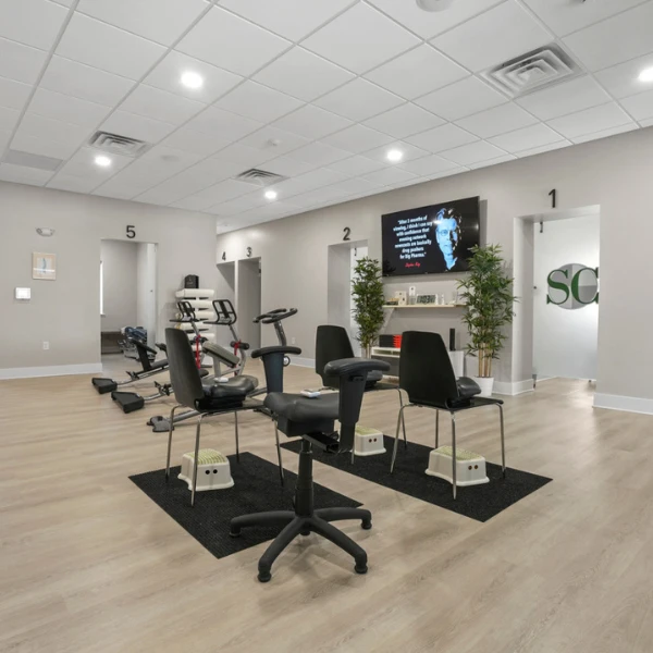 inside the chiropractic office